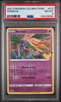 2021 Pokemon Celebrations 012 Xerneas PSA