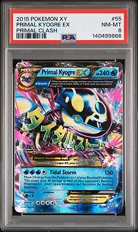 2015 Pokemon Xy Primal Clash 55 Primal Kyogre Ex PSA