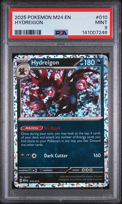 2025 Pokemon M24 En-mcdonald's Collection 010 Hydreigon PSA