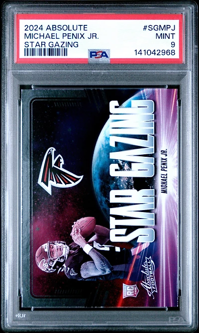 2024 Panini Absolute Star Gazing Sgmpj Michael Penix Jr. PSA 9