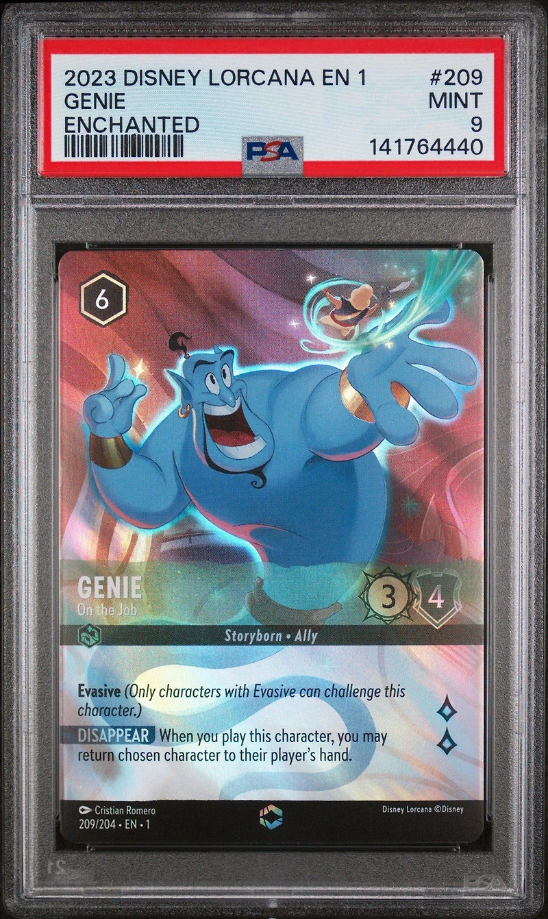 2023 Disney Lorcana En 1-the First Chapter 209 Genie