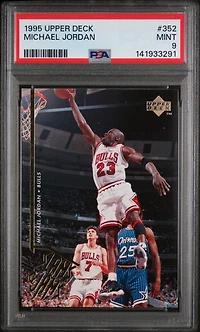 1995 Upper Deck 352 Michael Jordan PSA 9