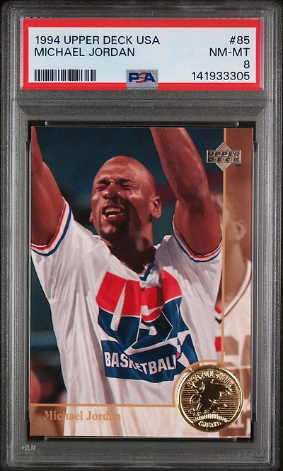 1994 Upper Deck Usa Basketball 85 Michael Jordan PSA 8