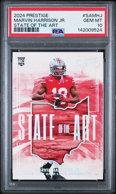 2024 Panini Prestige State Of The Art Samhj Marvin Harrison Jr. PSA 10