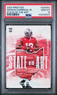 2024 Panini Prestige State Of The Art Samhj Marvin Harrison Jr. PSA 10