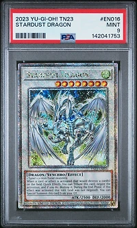 2023 Yu-gi-oh! Tn23-25th Anniversary Tin: Dueling Heroes En016 Stardust Dragon PSA 9