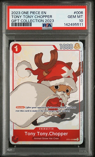 2023 One Piece Gift Collection 2023 006 Tony Tony Chopper PSA 10