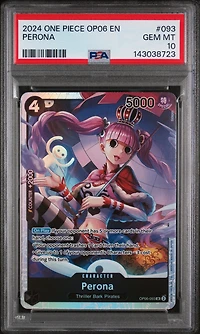 2024 One Piece Op06-wings Of The Captain 093 Perona PSA 10