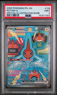 2025 Pokemon Pfl En-phantasmal Flames 126 Rotom Ex Special Illustration Rare PSA