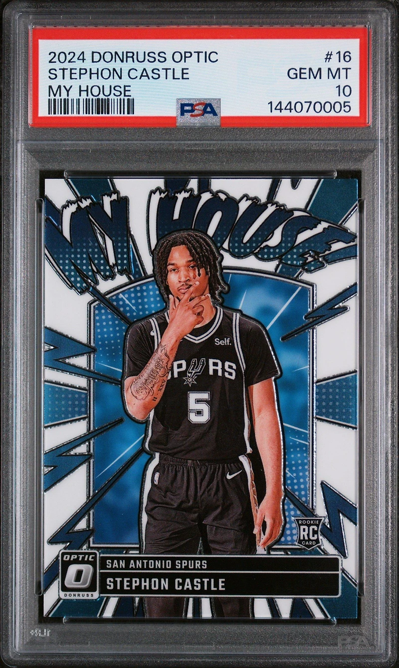 2024 Panini Donruss Optic My House 16 Stephon Castle PSA 10