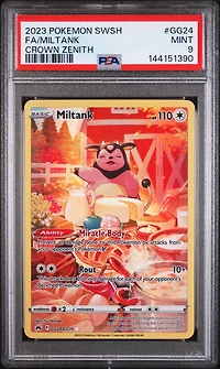 2023 Pokemon Sword And Shield Crown Zenith Gg24 Full Art/miltank PSA 9