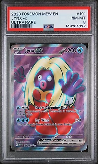 2023 Pokemon Mew En-151 191 Jynx Ex Ultra Rare PSA