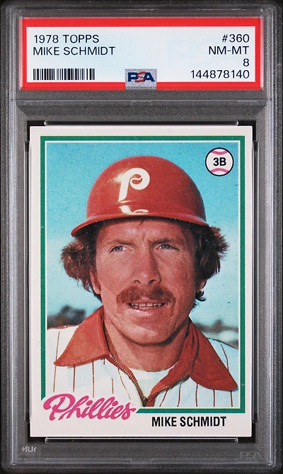 1978 Topps 360 Mike Schmidt PSA 8
