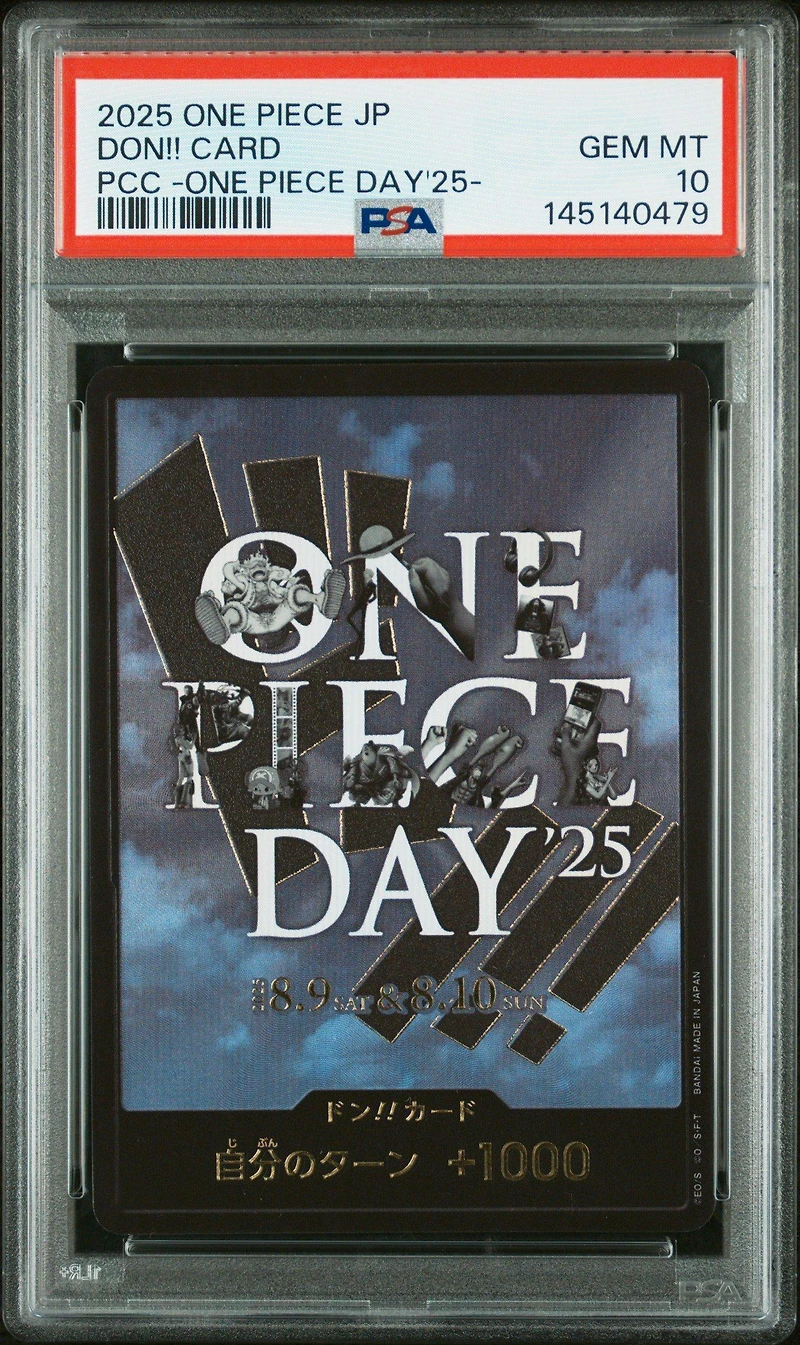 2025 One Piece Japanese Premium Card Collection -one Piece Day'25- Don!! Card PSA 10
