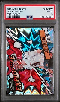 2024 Panini Absolute Explosive Exjbw Joe Burrow PSA 9