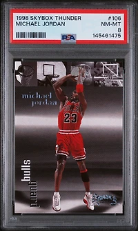 1998 Skybox Thunder 106 Michael Jordan PSA 8