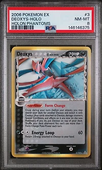 2006 Pokemon Ex Holon Phantoms 3 Deoxys-holo PSA 8