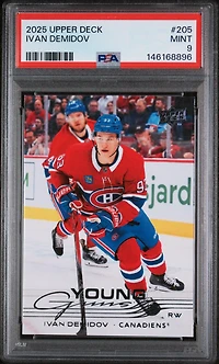 2025 Upper Deck 205 Ivan Demidov PSA 9