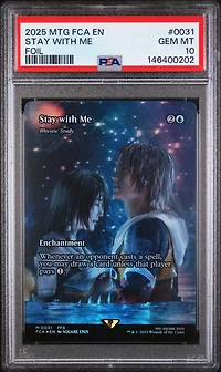 2025 Magic The Gathering Final Fantasy Through The Ages 0031 Stay With Me Foil PSA 10