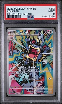 2023 Pokemon Par En-paradox Rift 212 Loudred Illustration Rare PSA
