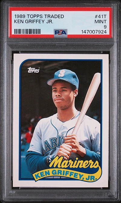 1989 Topps Traded 41t Ken Griffey Jr. PSA
