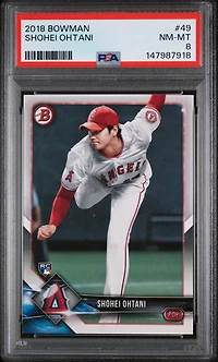 2018 Bowman 49 Shohei Ohtani PSA 8