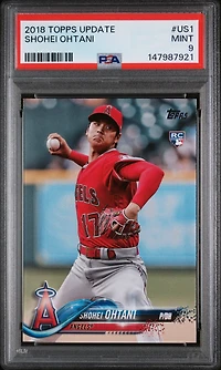 2018 Topps Update Us1 Shohei Ohtani PSA
