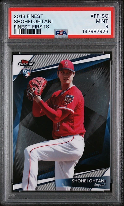 2018 Finest Finest Firsts Ff-so Shohei Ohtani PSA 9