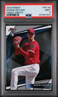 2018 Finest Finest Firsts Ff-so Shohei Ohtani PSA 9