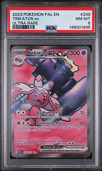 2023 Pokemon Pal En-paldea Evolved 240 Tinkaton Ex Ultra Rare PSA 8