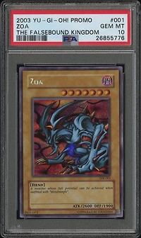 2003 Yu-gi-oh! Promo 001 Zoa The Falsebound Kingdom PSA 10