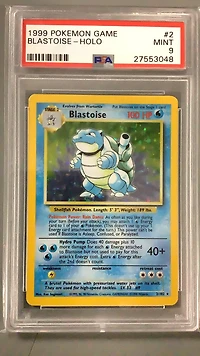 1999 Pokemon Game 2 Blastoise-holo PSA