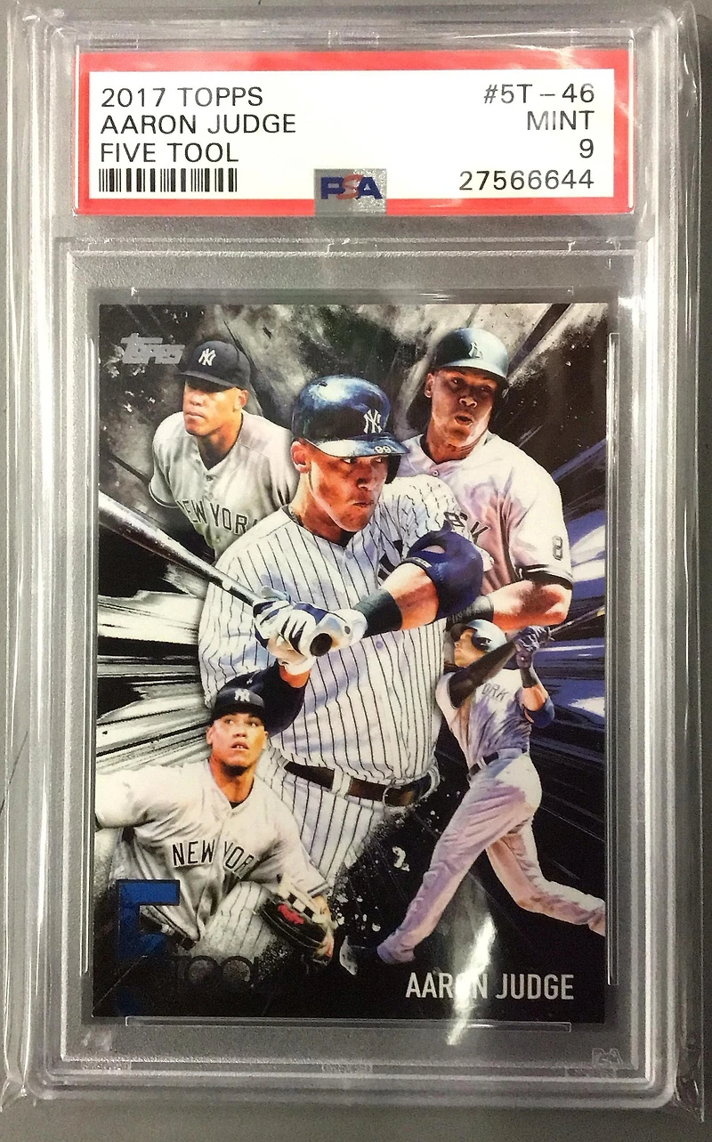2017 Topps Five Tool 5t-46 Aaron Judge PSA 9