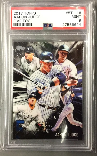 2017 Topps Five Tool 5t-46 Aaron Judge PSA 9