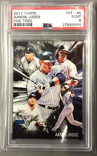 2017 Topps Five Tool 5t-46 Aaron Judge PSA 9