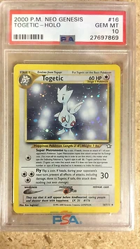 2000 Pokemon Neo Genesis 16 Togetic PSA 10