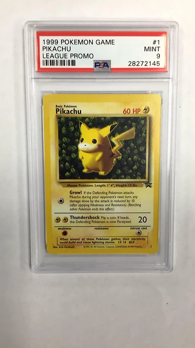1999 Pokemon League Promo 1 Pikachu PSA