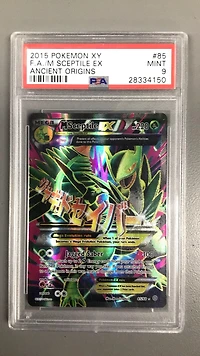 2015 Pokemon Xy Ancient Origins Full Art/ Sceptile Ex PSA