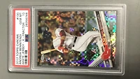 2017 Topps Chrome 100 Andrew Benintendi White Jersey-x-fractor PSA 10