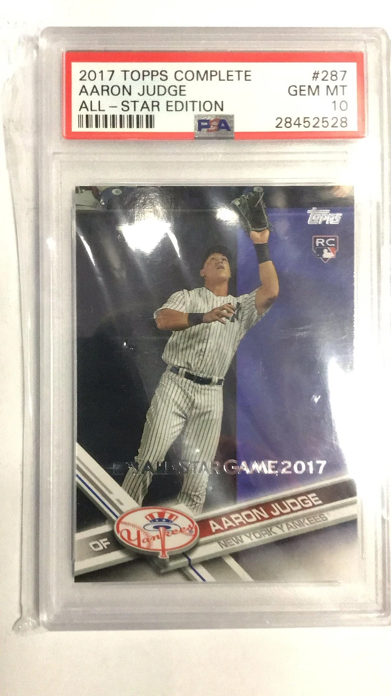 2017 Topps 287 Aaron Judge All-star Game 2017 PSA 10