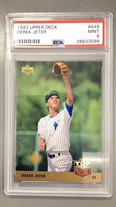 1993 Upper Deck 449 Derek Jeter PSA 9