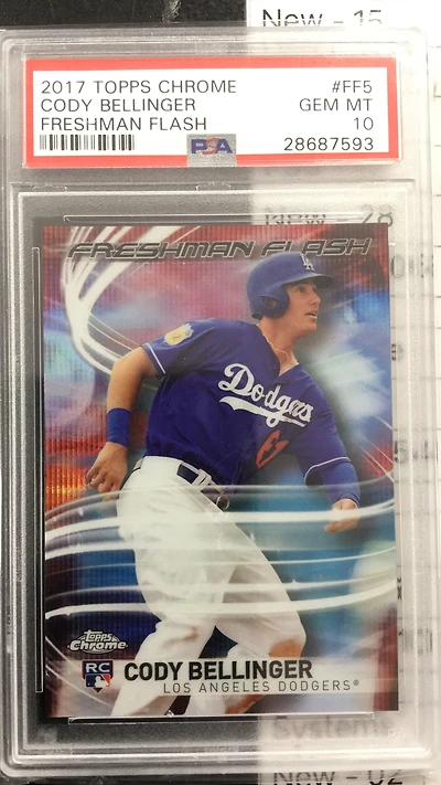 2017 Topps Chrome Freshman Flash Ff5 Cody Bellinger PSA 10