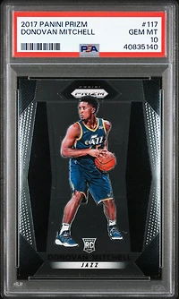 2017 Panini Prizm 117 Donovan Mitchell PSA