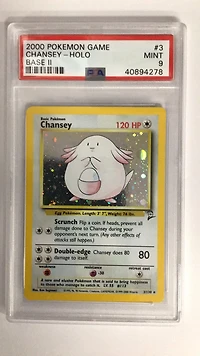 2000 Pokemon Game Base Ii 3 Chansey-holo PSA