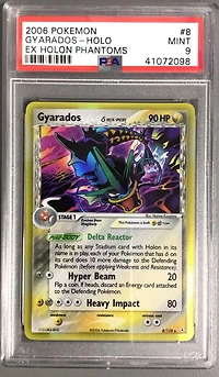 2006 Pokemon Ex Holon Phantoms 8 Gyarados-holo PSA