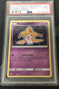 2017 Pokemon Sun & Moon Shining Legends 42 Shining Jirachi-holo PSA