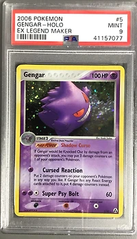 2006 Pokemon Ex Legend Maker 5 Gengar-holo PSA