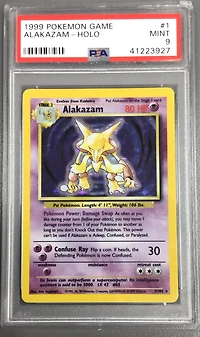 1999 Pokemon Game 1 Alakazam-holo PSA