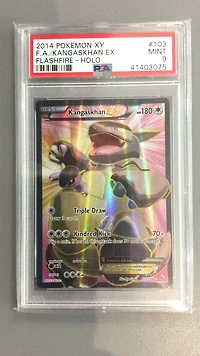 2014 Pokemon Xy Flashfire 103 Fa/kangaskhan Ex PSA 9