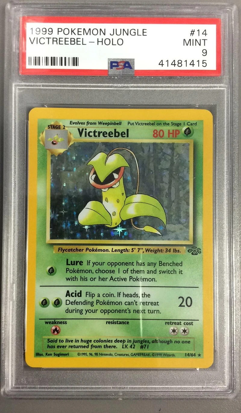 1999 Pokemon Jungle 14 Victreebel-holo PSA